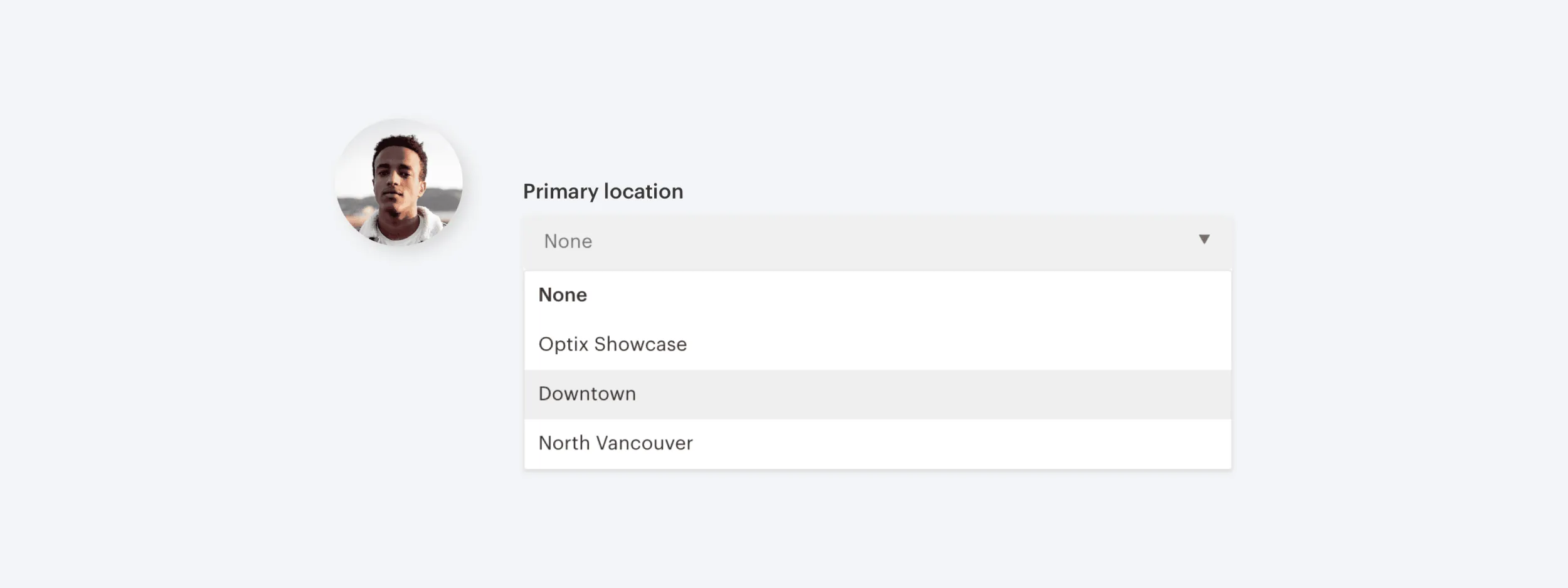 Setting the primary location in Optix