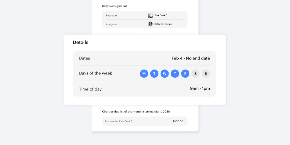 Resource assignments feature in Optix