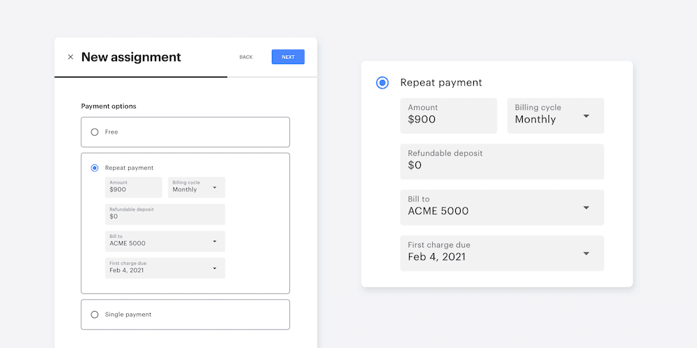 Resource assignments feature in Optix