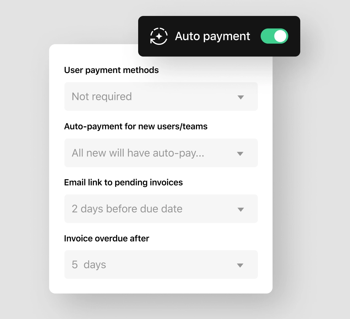 Invoicing - Automated invoicing for coworking spaces