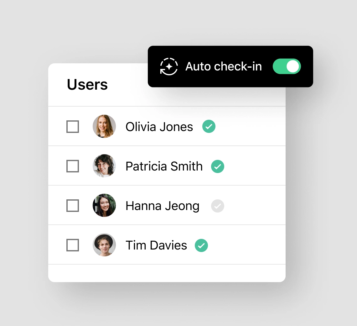Check-ins - automate check-ins with coworking software