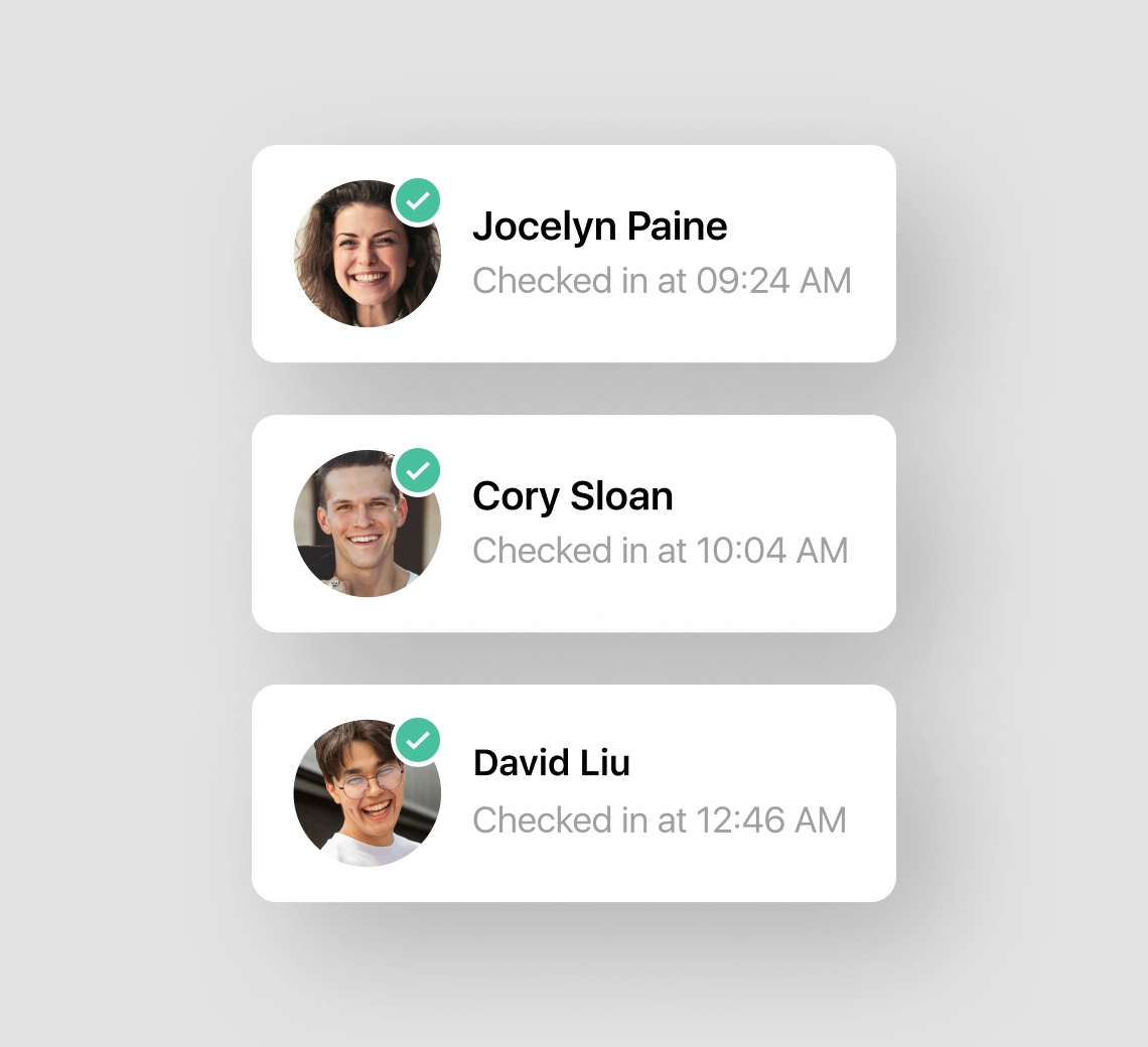 Check-ins - automate check-ins with coworking software