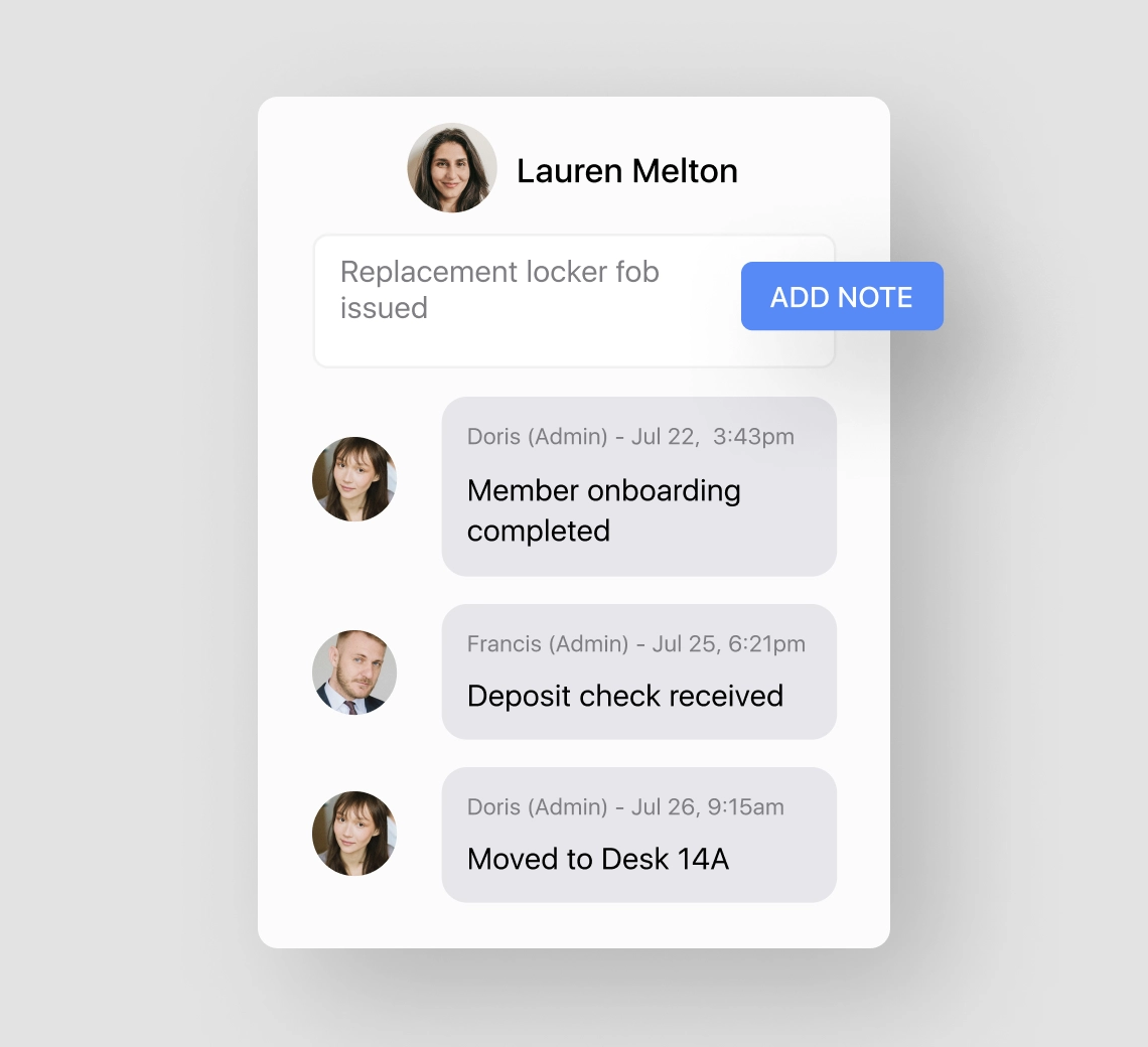 CRM for coworking spaces - Optix coworking software