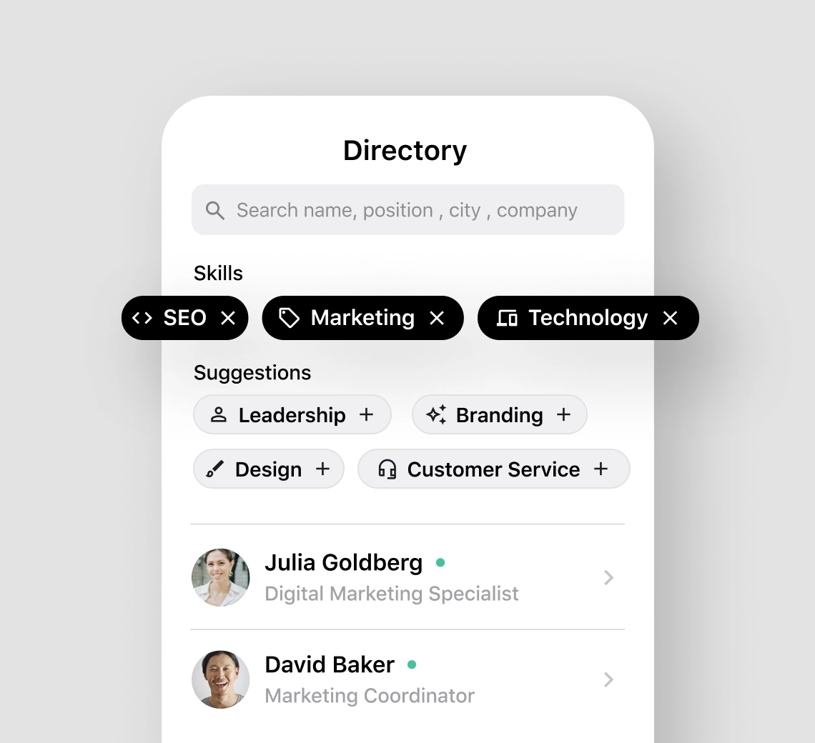 Directory and Messaging - community for coworking spaces