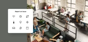 Automate issue reporting in coworking spaces