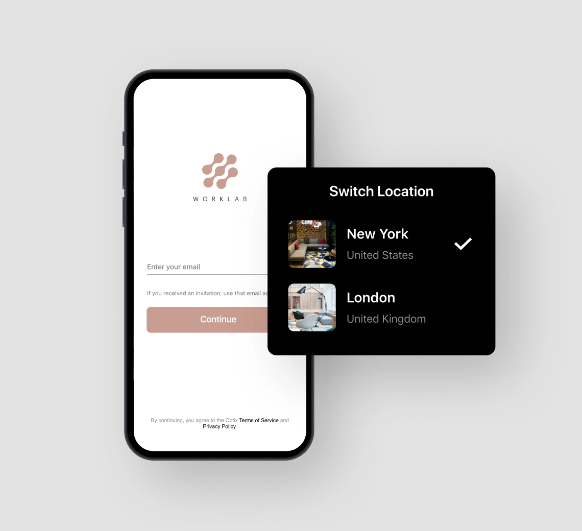 Multi-location coworking space management - Optix