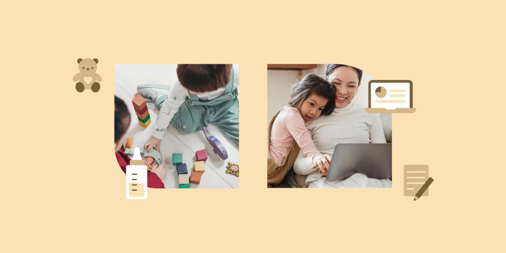 Coworking spaces for parents - coworking and childcare