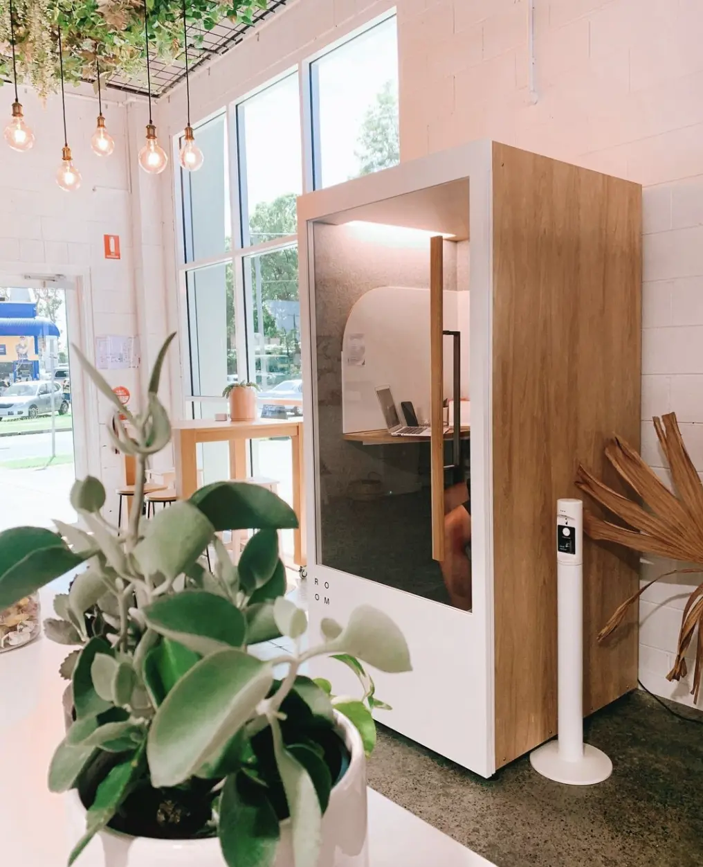 Flockd coworking phone booth in Australia