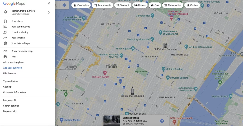 Google my business for coworking spaces