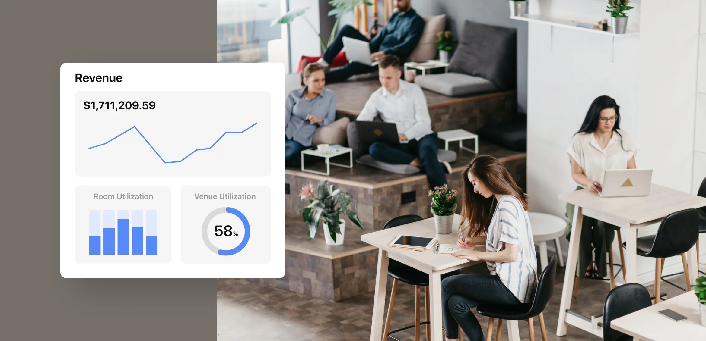 Measure your coworking space with Optix | Coworking software features