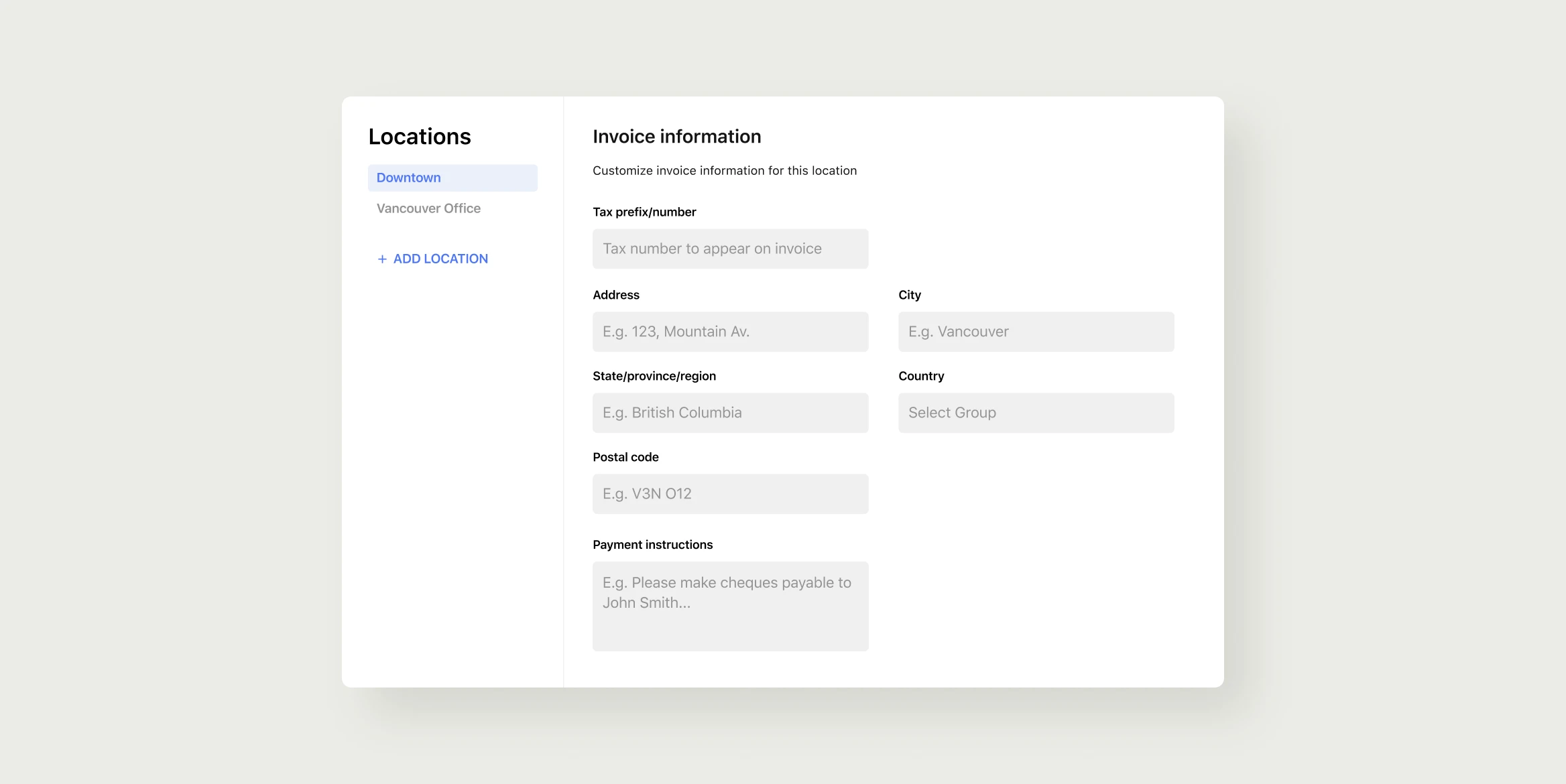 Whats new in optix october 2022 - custom invoice details