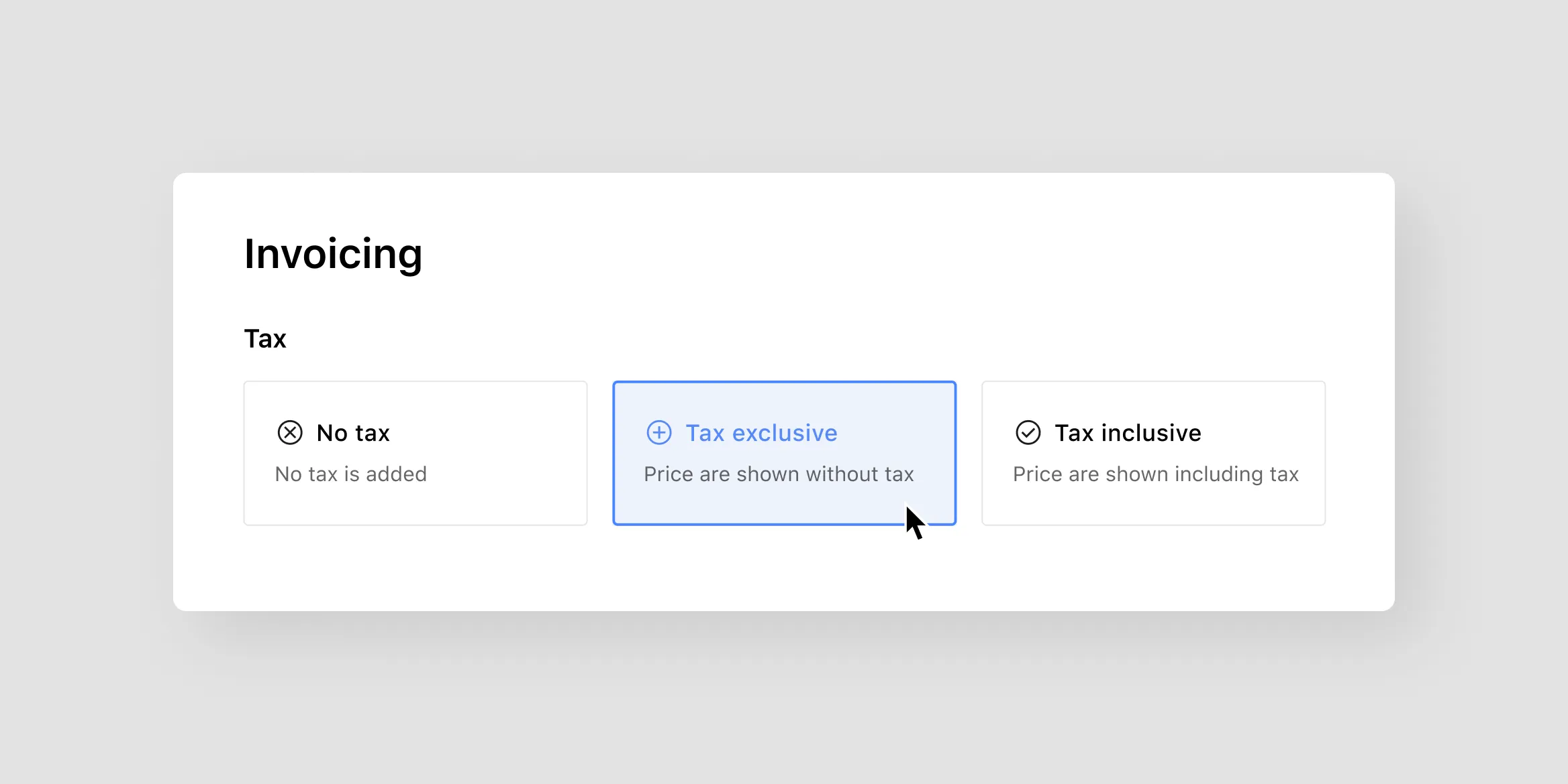 For admins: Customize whether you’d like your prices to be shown with or without tax