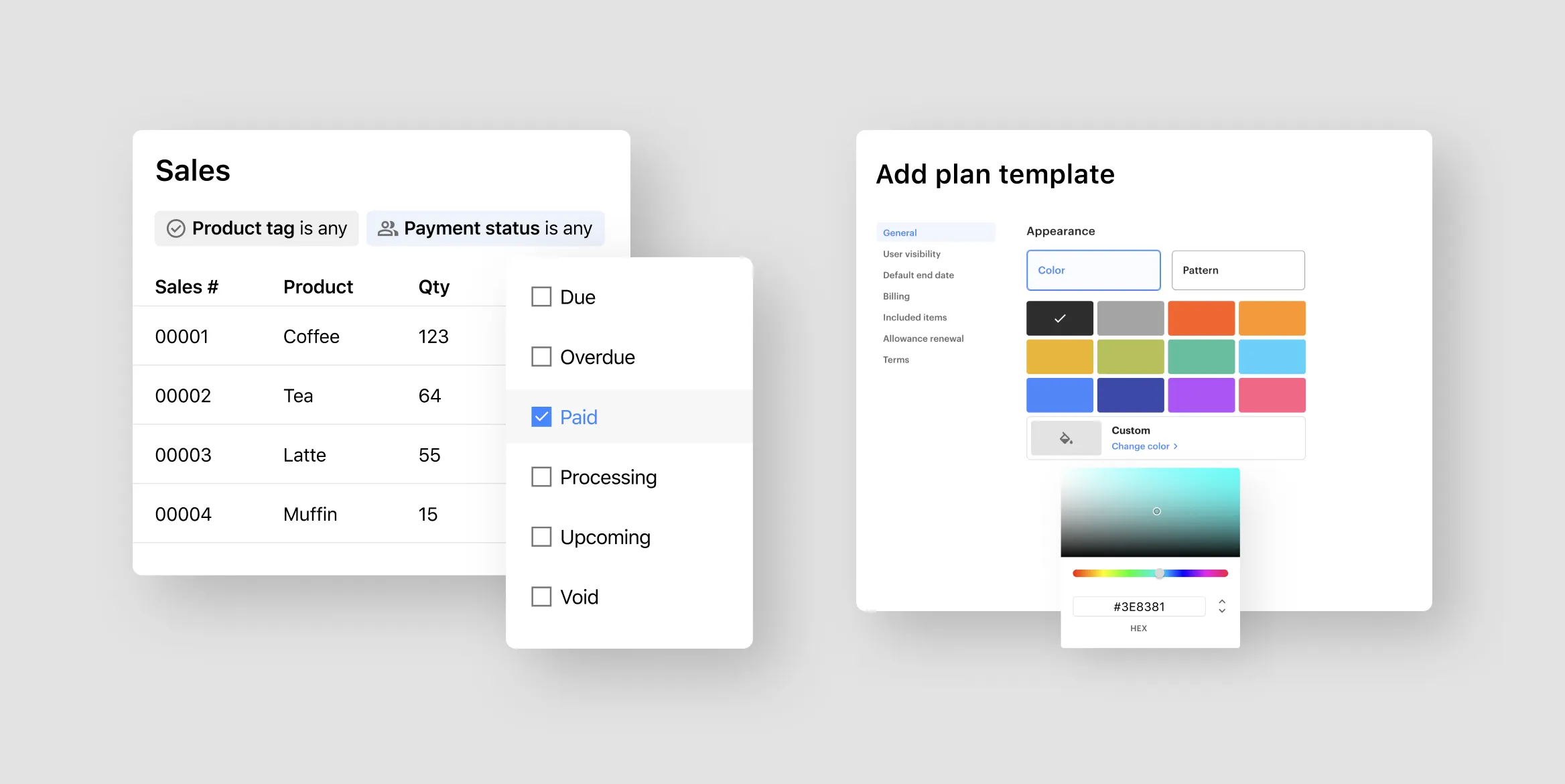 Fillter your Marketplace data along with new custom color options for Plans and Passes