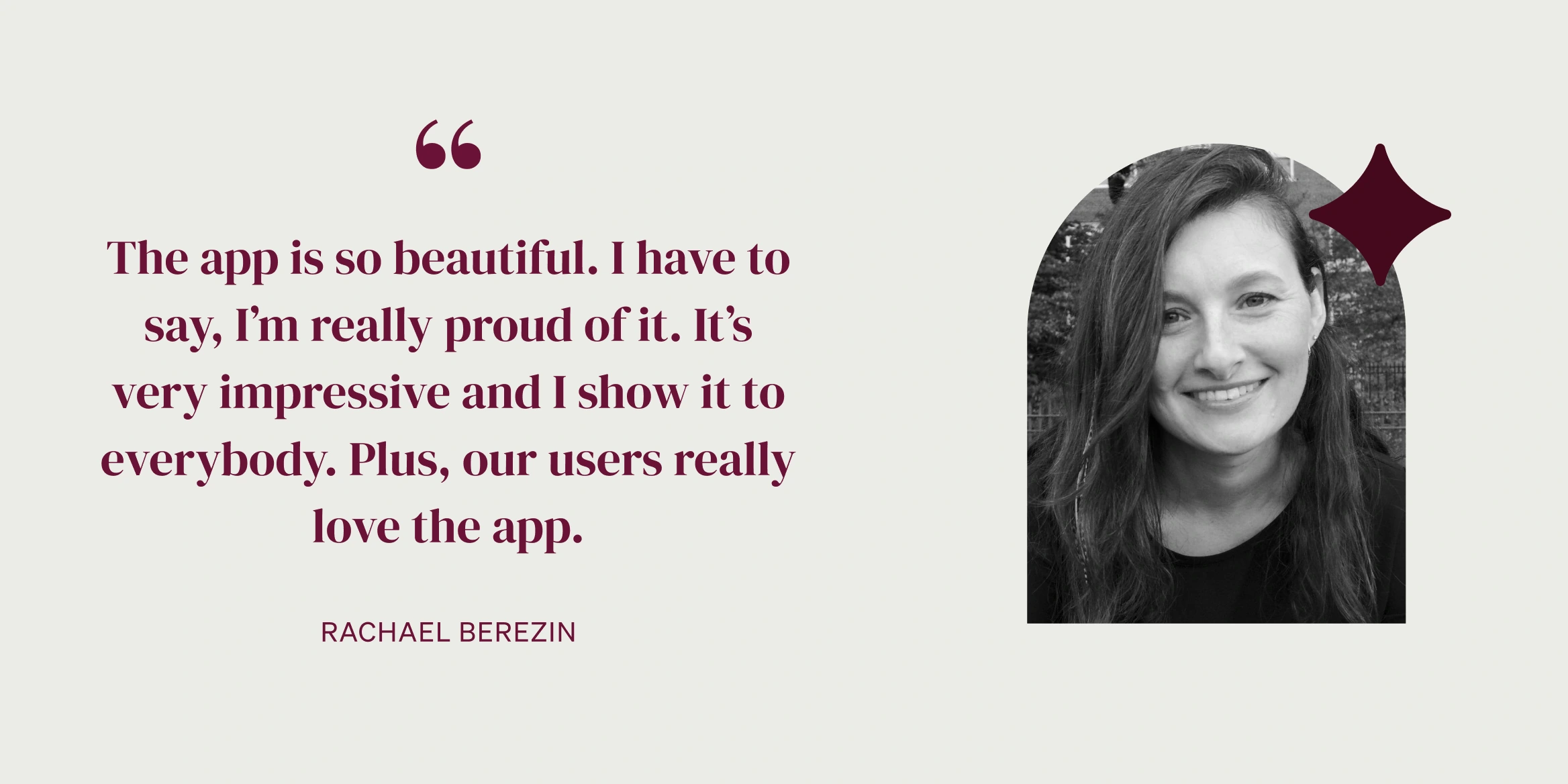 Rachel of Brooklyn Hourly Offices Coworking quote on Optix beautiful app
