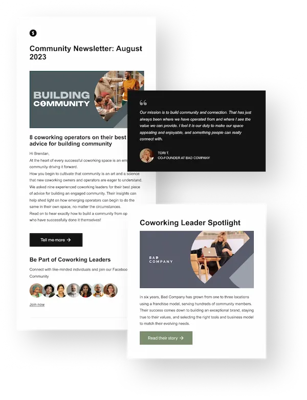 Join the Optix newsletter to get unique coworking insights