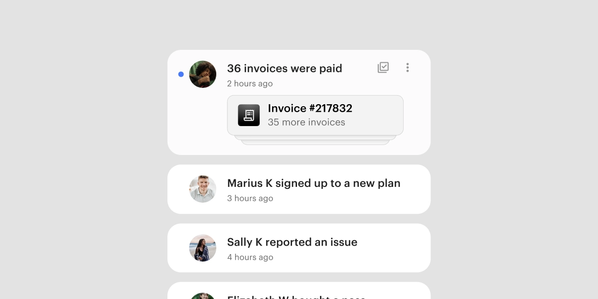 Notifications Feature by Optix