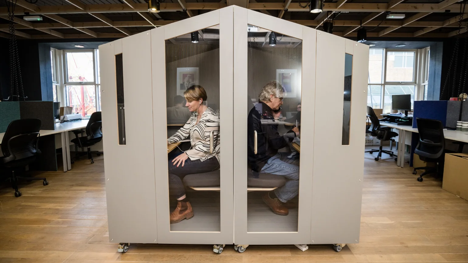 Coworking phone booth