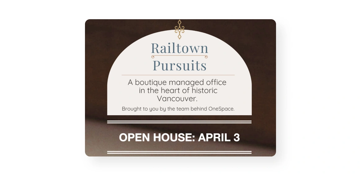 Railtown Pursuits Open House