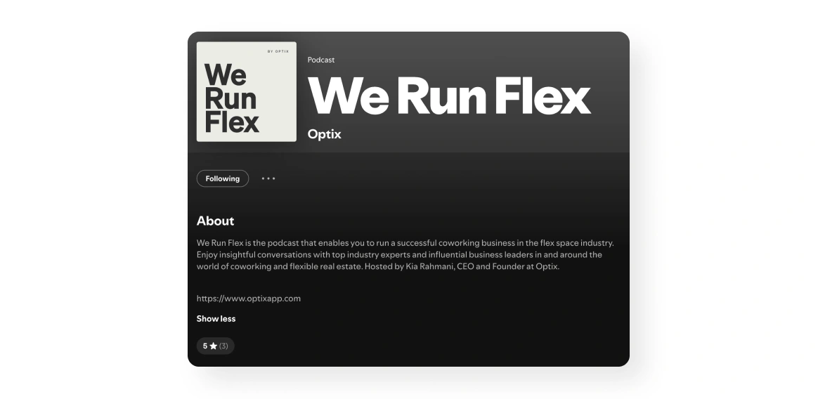 We Run Flex podcast by Optix
