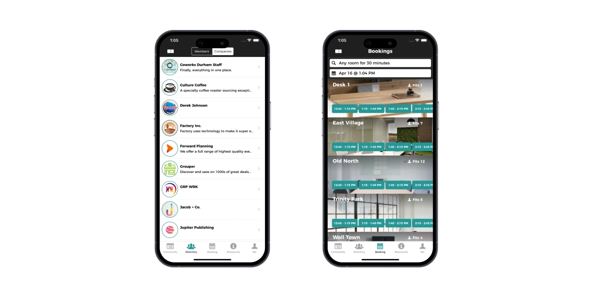 Coworks mobile app