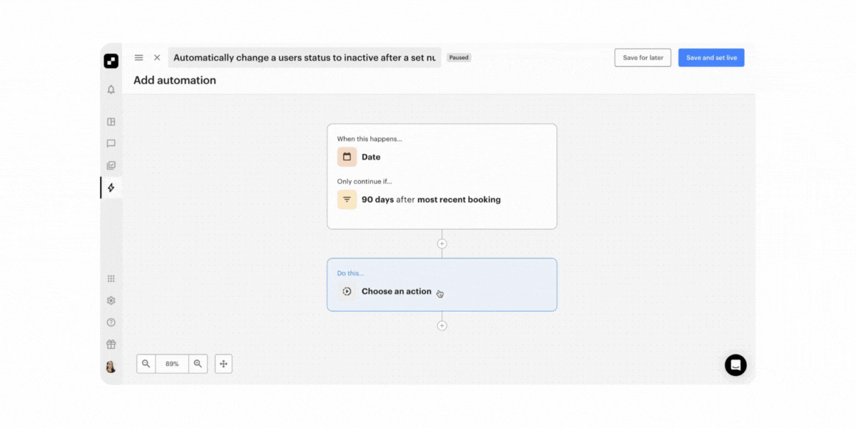 Setting a user as inactive - automation