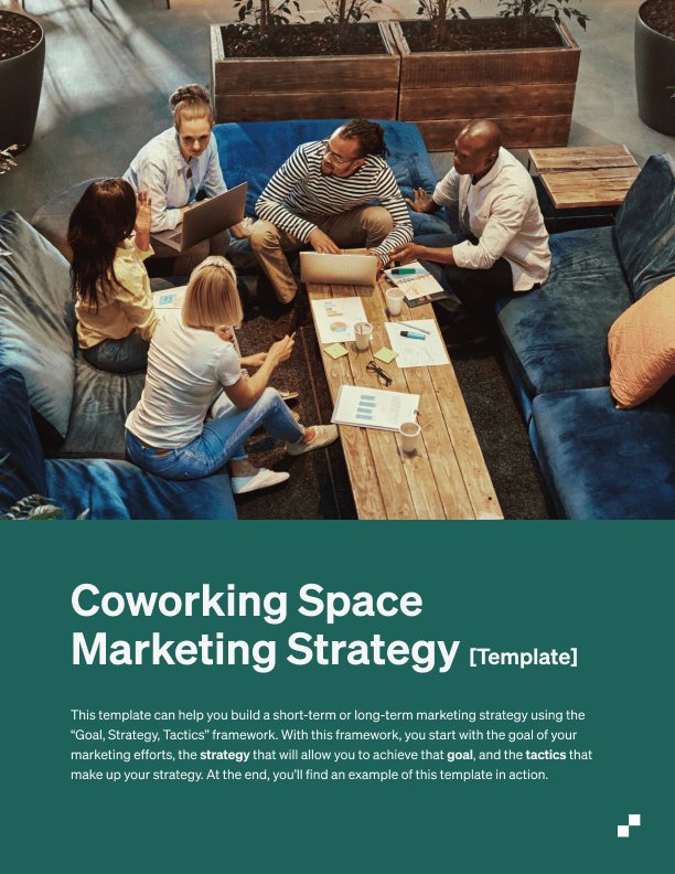 Marketing plan template for coworking spaces