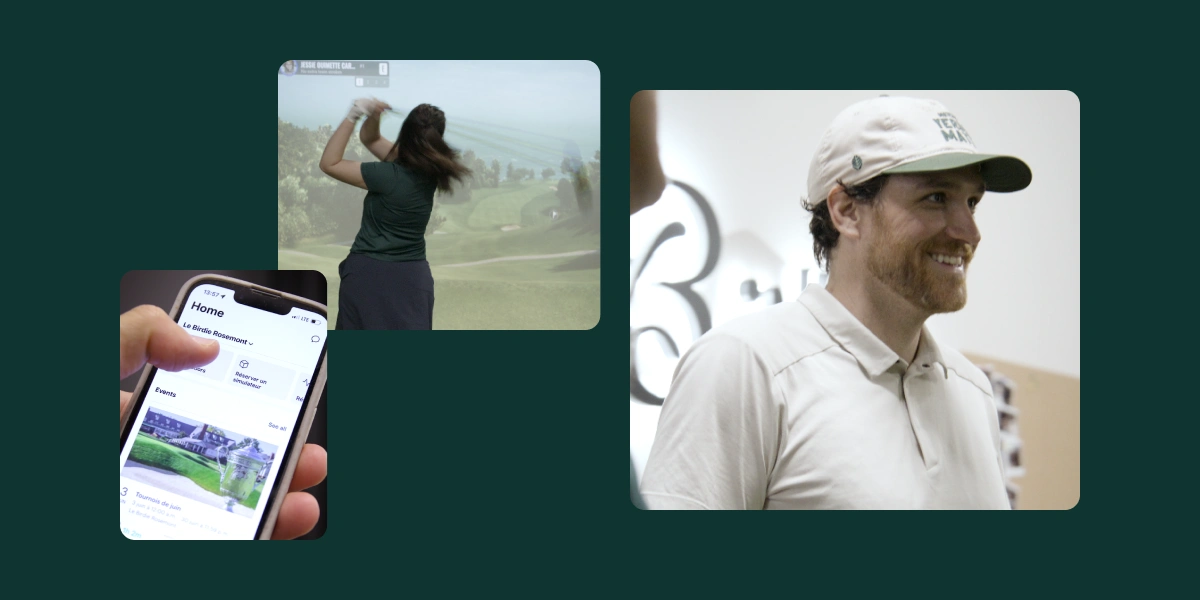 Le Birdie- automated golf simulator - Montreal, Cananada